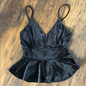 Parvenue Velvet Top
